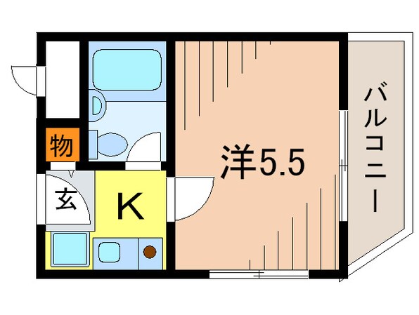 ベルラヴィ－ネの物件間取画像